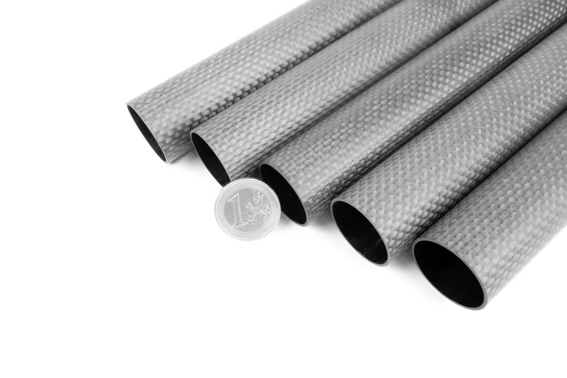 Carbon Präzisionsrohr 1mm Ø6mm x ø4mm x 2 m Geschliffen